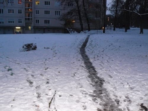 7 cm de neige le 20.12.2011