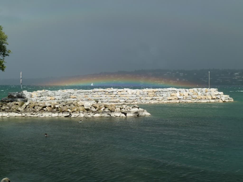 Arc-en-ciel sur le Lac Léman - Kroline75