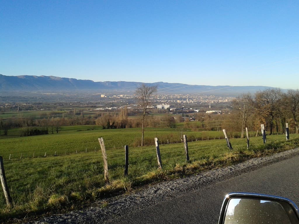 geneve vue depuis le mont-de-sion