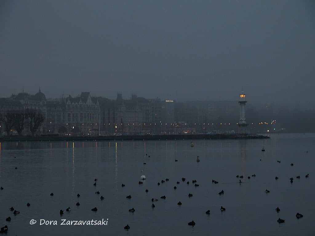 Brouillard matinal sur la Rade.