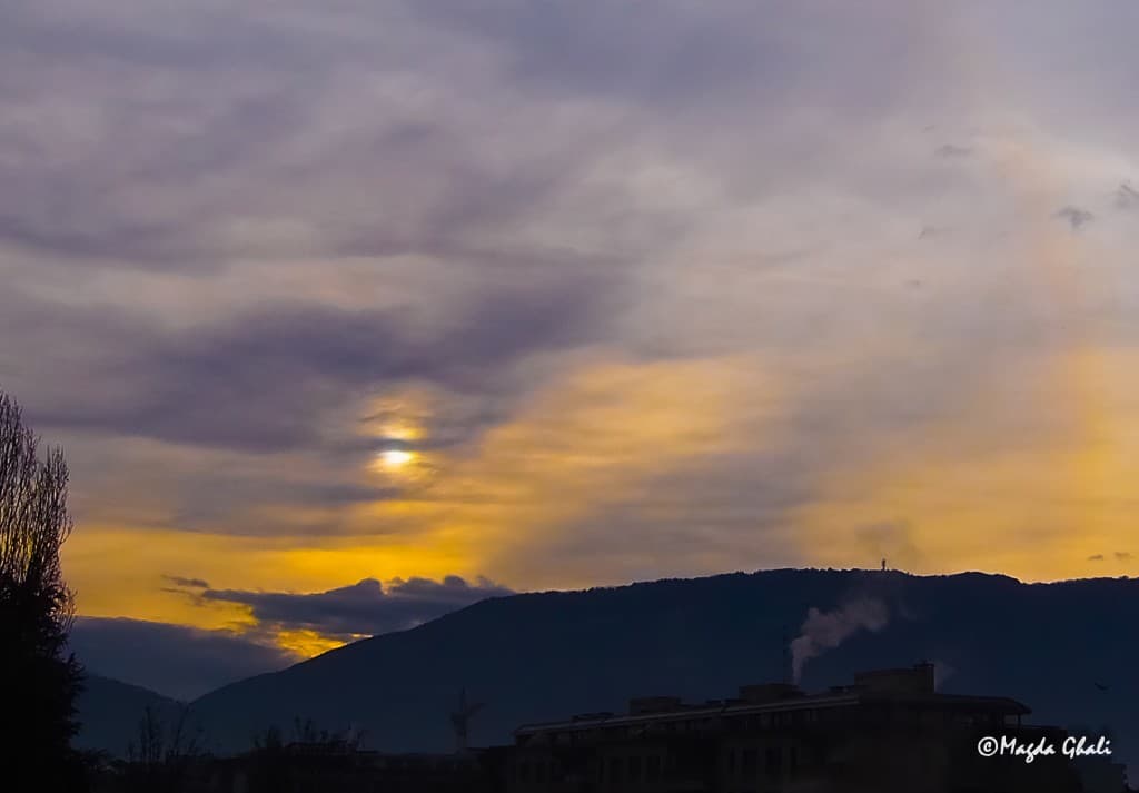 Crépuscule sur le Salève par ©Magda Ghali