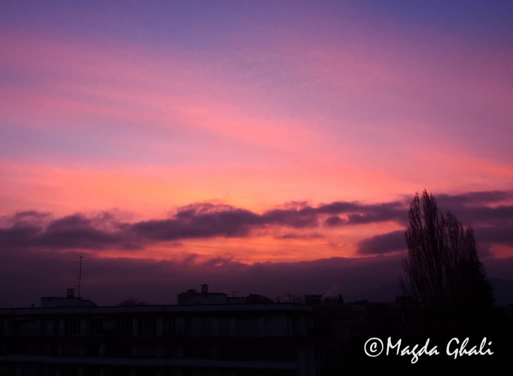 Un soleil indécis...