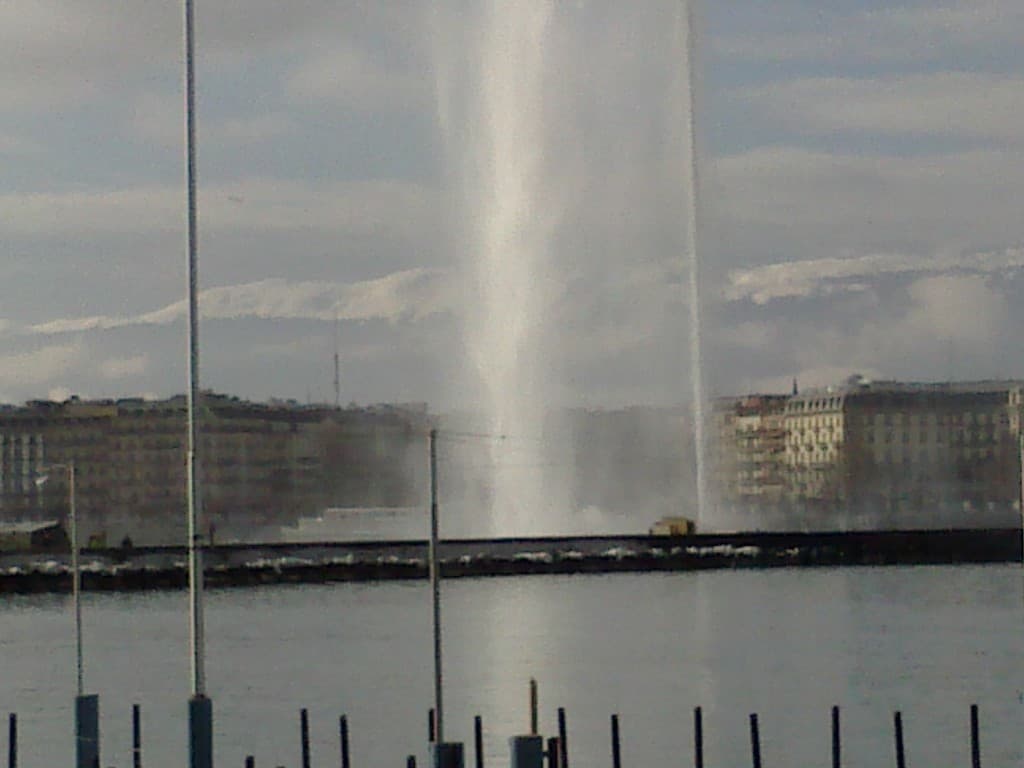 Enfin le jet d'eau retrouvé....