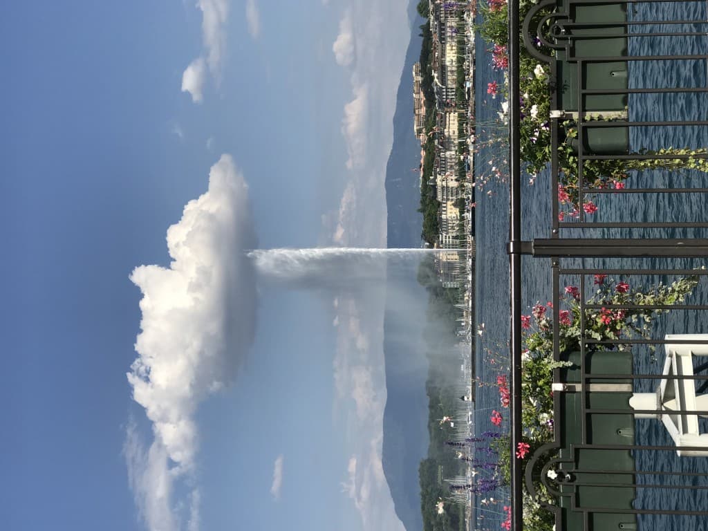 Genève, jet d'eau