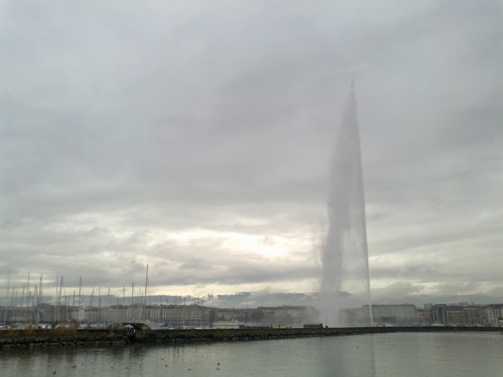 La journée commence en gris-bleu....