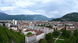 Vue Grenoble depuis l'hotel de ville