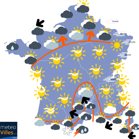 Retour d'un temps perturbé en fin de semaine prochaine ?