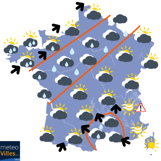 Semaine douce et hésitante entre dépression et anticyclone