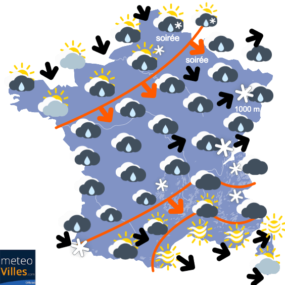Pluie, vent, fraîcheur et même quelques flocons en plaine