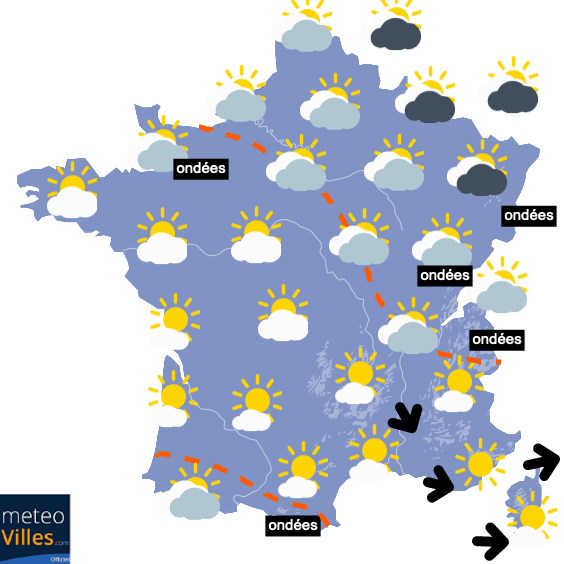 Retour des averses et des orages dés ce week-end