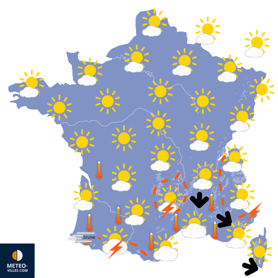 Vague de chaleur exceptionnellement précoce au sud
