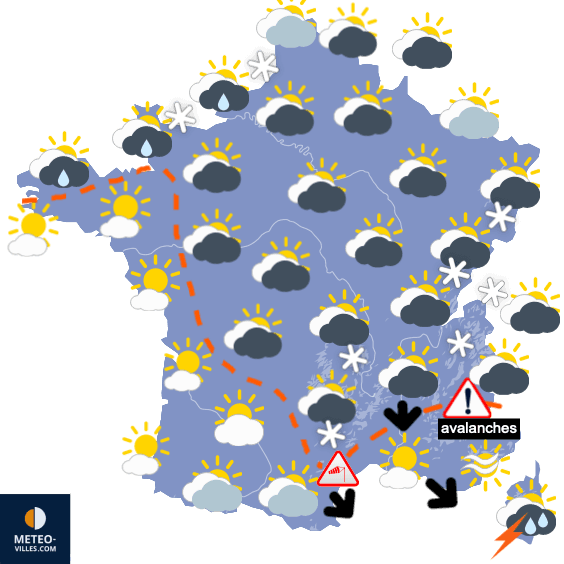 Un froid sec et vif, suivi de quelques chutes de neige
