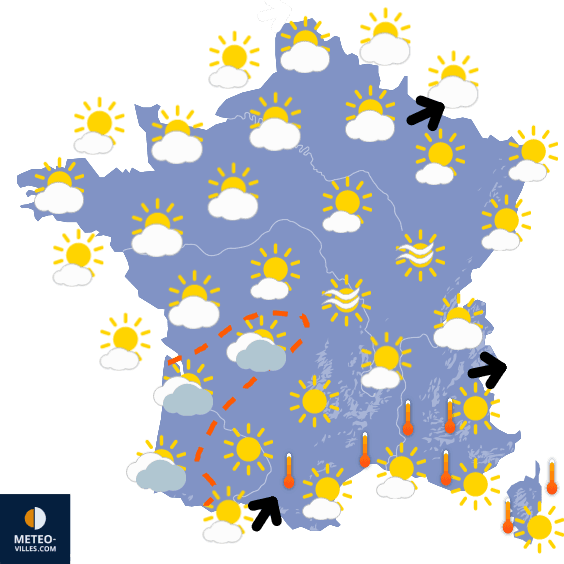 La France restera majoritairement épargnée par la canicule