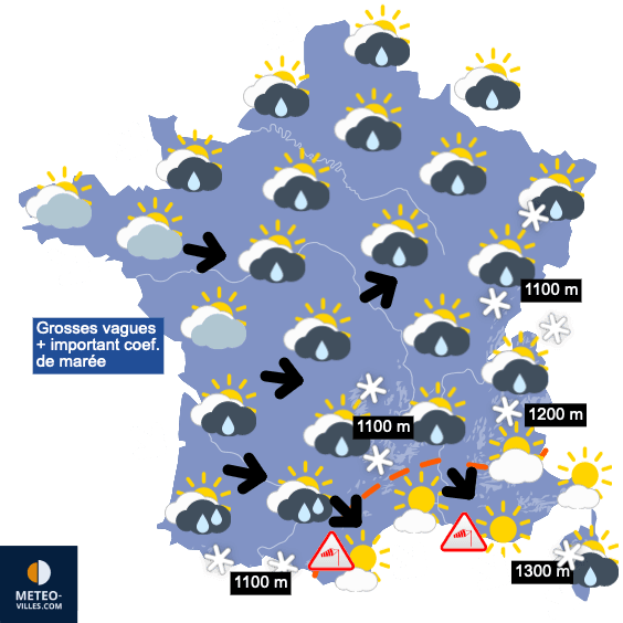 Nouvelle remontée des températures !