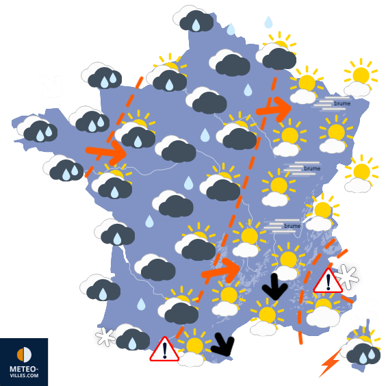 Week-end agité, notamment sur la moitié Sud