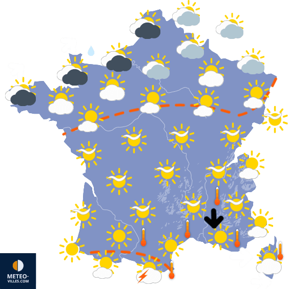 Coup de chaleur intense, mais éphémère