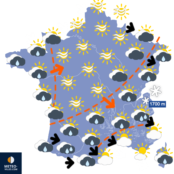 Tempête Darragh, puis coup de froid