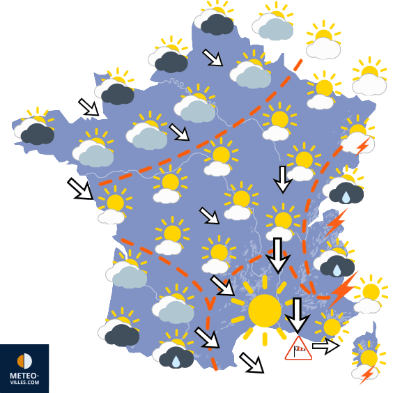 Retour de la canicule sur une grande moitié Sud