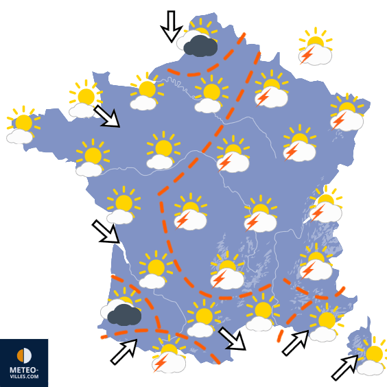 Canicule : le Sud et l’Est piégés sous le dôme de chaleur