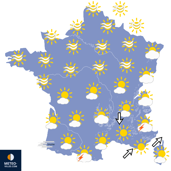 Chaleur et violents orages : la France reste sous tension