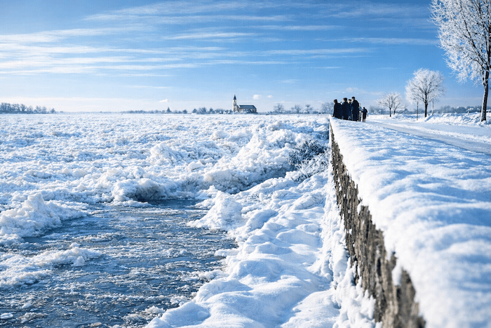 Hiver 1941 : les fleuves gèlent, 40 cm de neige à Marseille, -19°C à Lyon...