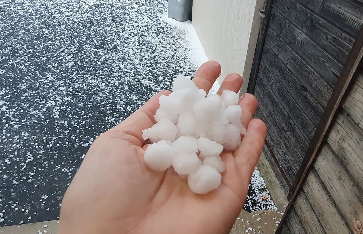 Fortes chutes de neige et orages de grêle sur le sud-est de la France ce week-end