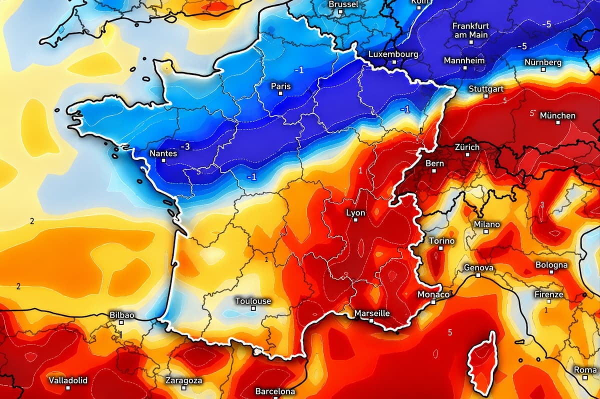 Jusqu’à 38°C mercredi avant une chute brutale des températures