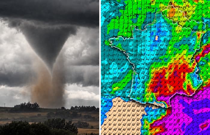 Orages violents jeudi : le risque de tornades de nouveau sous surveillance