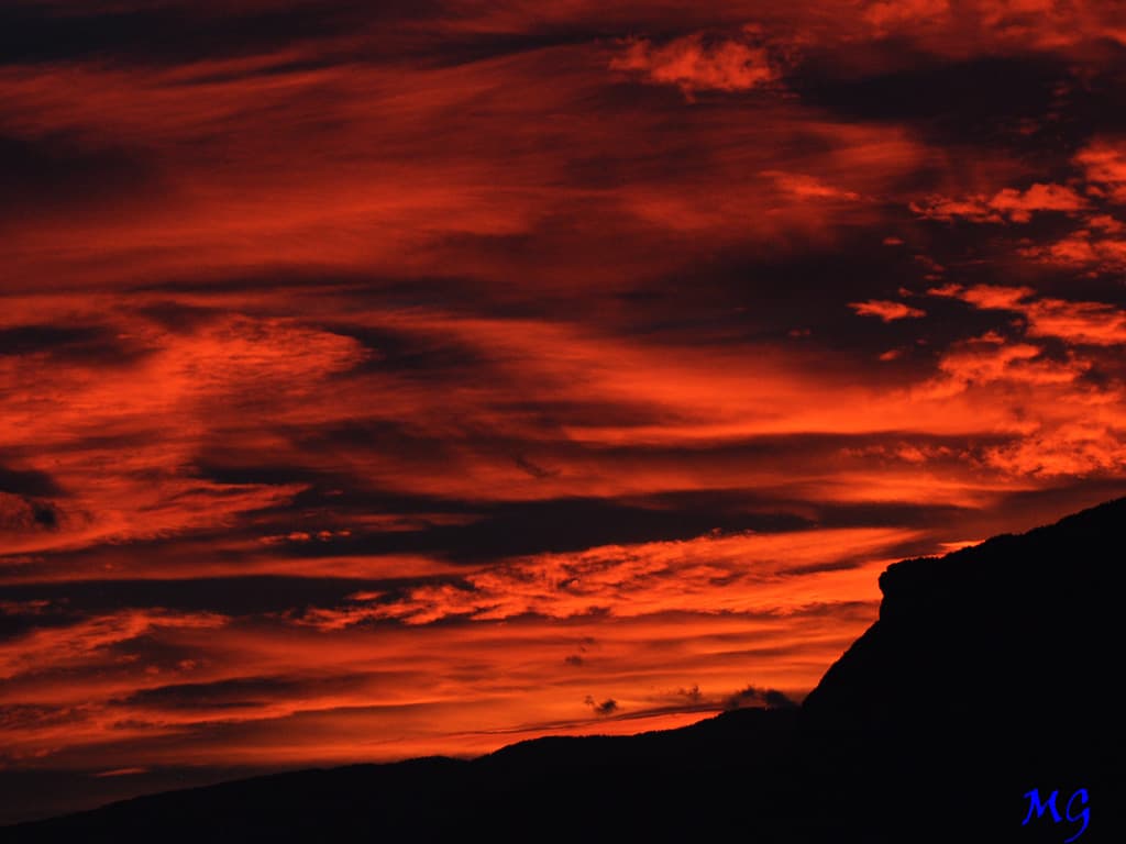 Ciel de braise !!!