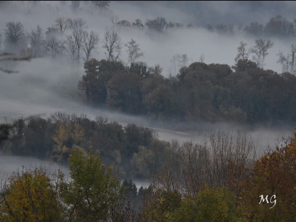 Brume matinale sur la vallée du Grésivaudan !!!