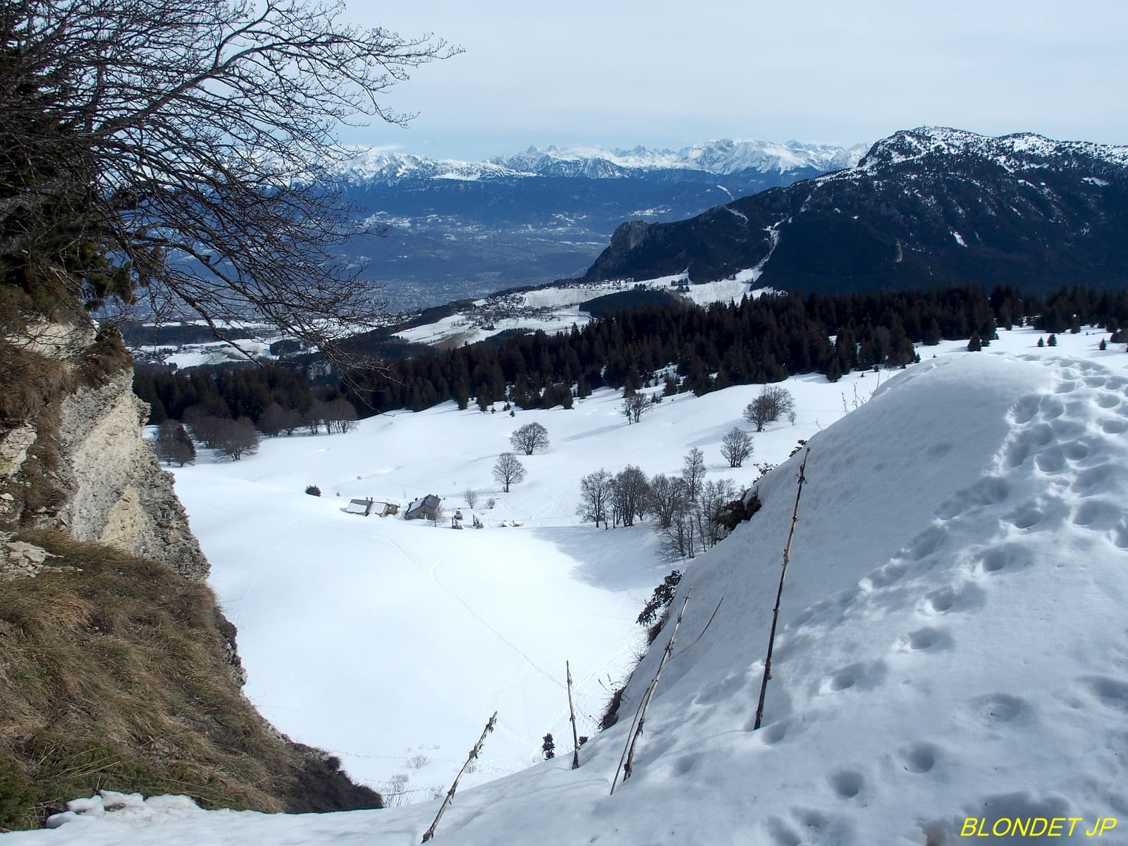 Plateau de la Molière vu d'en haut