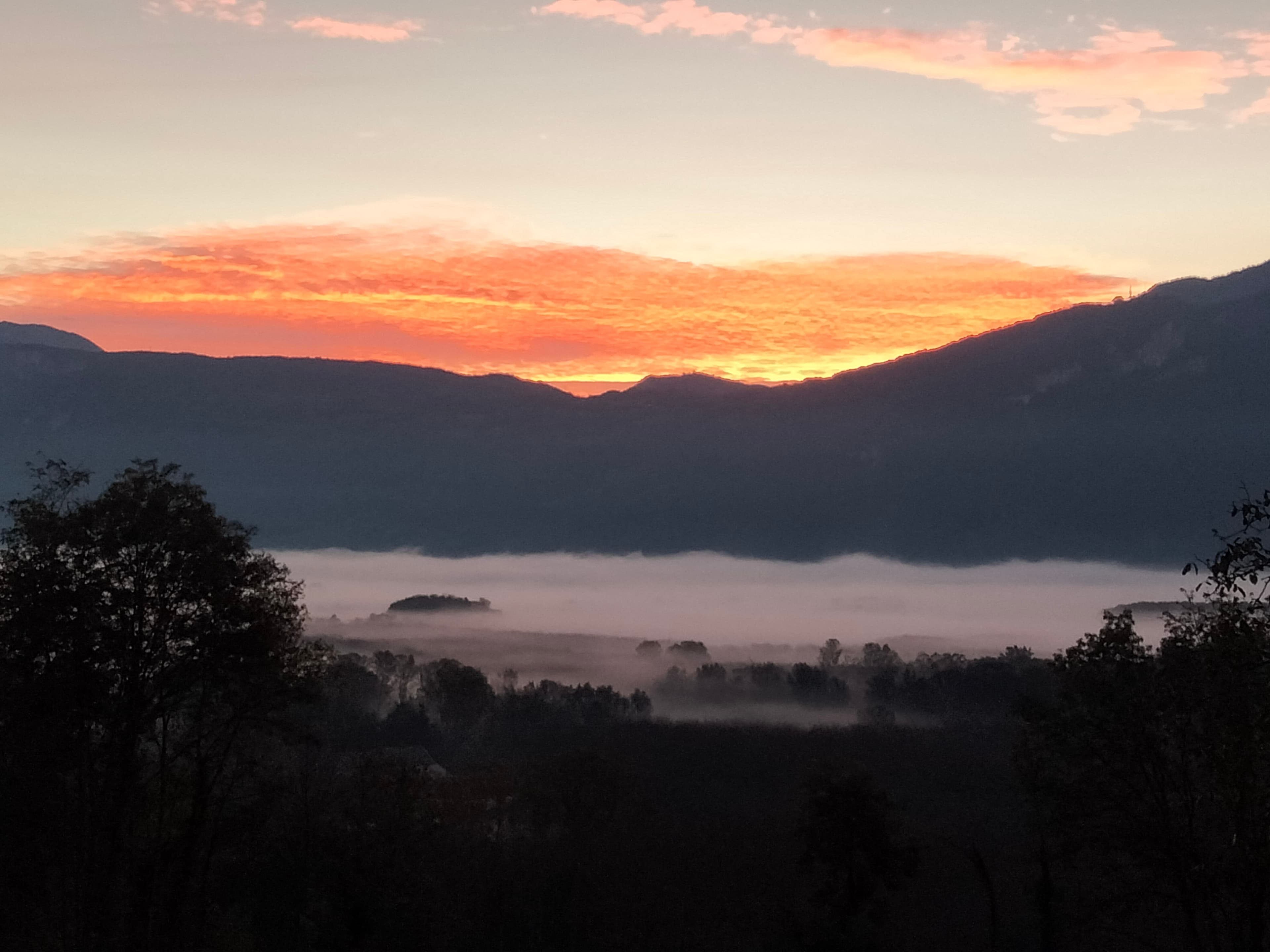 Levée du solail coté TULLINS