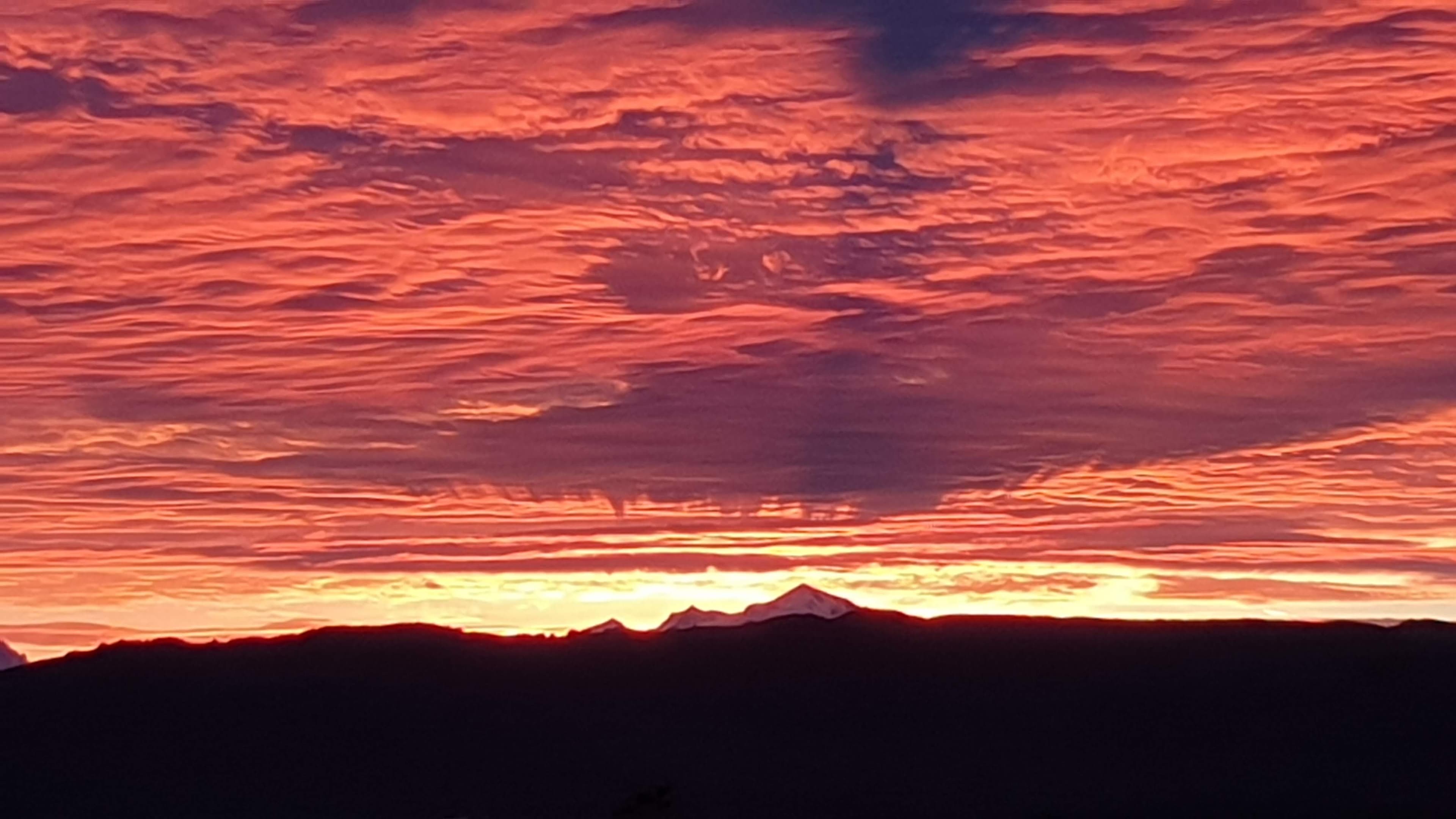 Lever de Soleil Mont Blanc