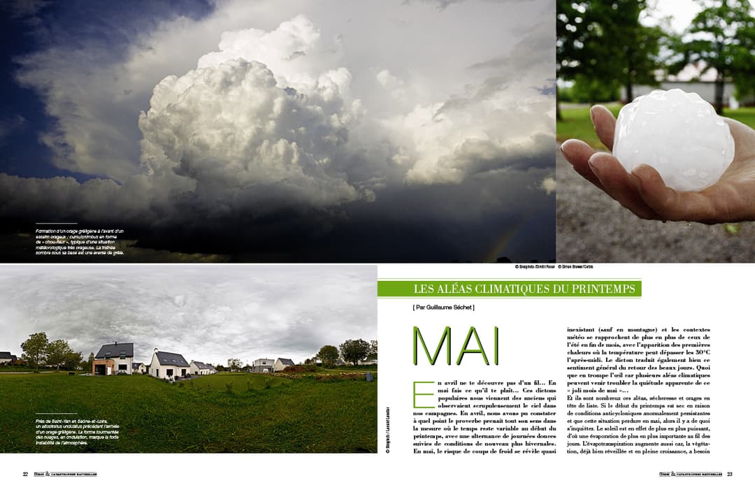 Image d'illustration pour CLIMAT & CATASTROPHES NATURELLES : premier magazine météo grand public