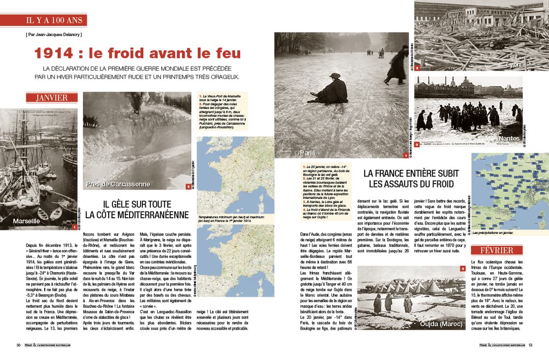 Image d'illustration pour CLIMAT & CATASTROPHES NATURELLES : premier magazine météo grand public