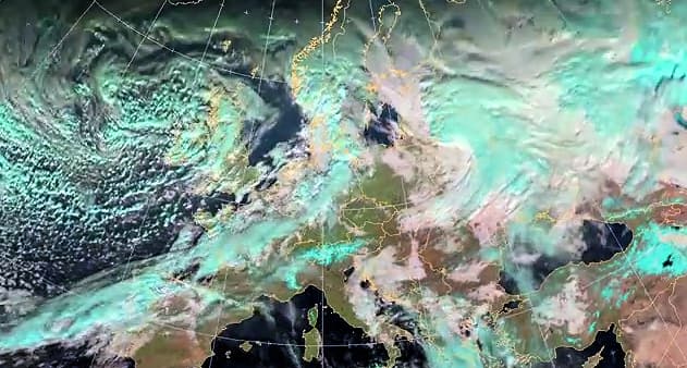 Image d'illustration pour Animation satellite de janvier 2014 en Europe