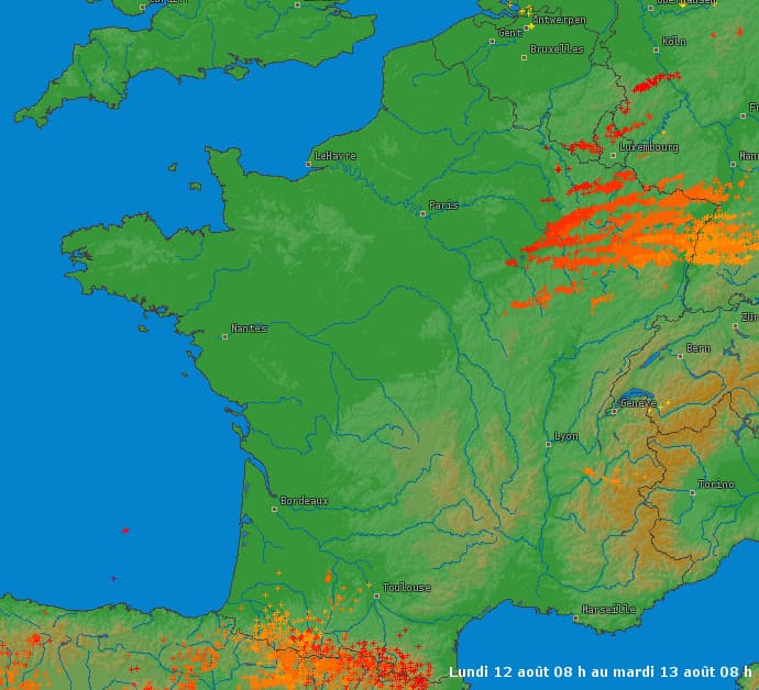 Image d'illustration pour Orages locaux mais violents en Alsace