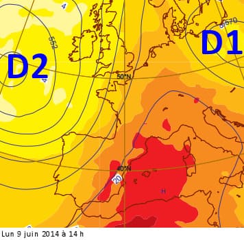 Image d'illustration pour Forte chaleur, orages et pollution pour la Pentecôte