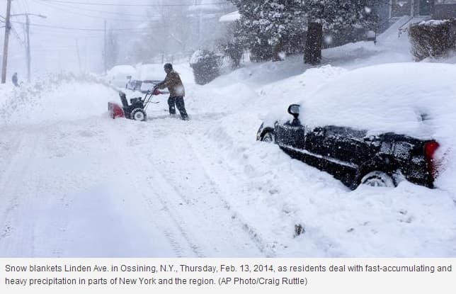 Image d'illustration pour Tempête de neige et de pluies verglaçantes sur l'Est des Etats-Unis
