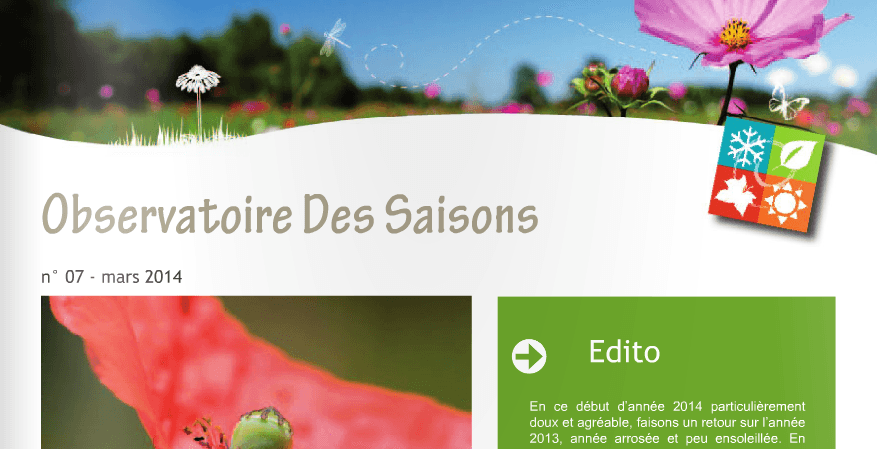 Image d'illustration pour Phénologie : lettre du printemps de l'observatoire des saisons