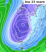 Image d'illustration pour Orage, grêle et neige sous une goutte froide