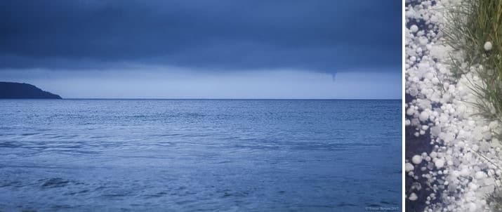 Image d'illustration pour Orage, grêle et neige sous une goutte froide