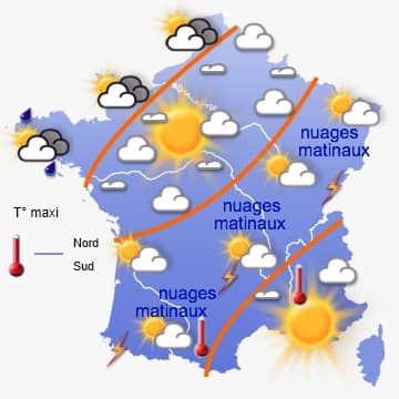 Fréquents orages jusqu'à jeudi
