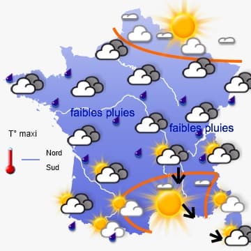 PREVISIONS METEO : défilé de perturbations océaniques !