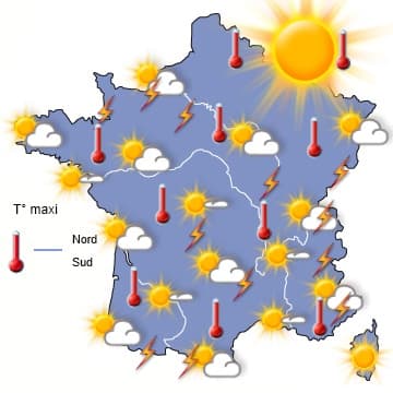 Pic de chaleur en début de semaine, puis retour des orages