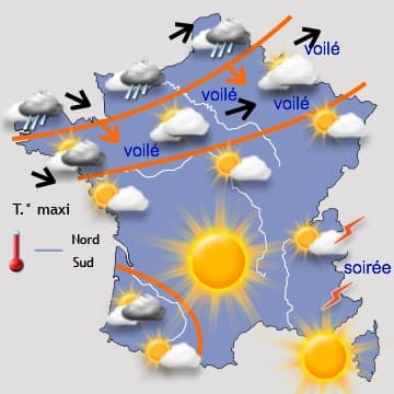 Retour de la fraîcheur et des averses 