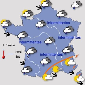 Toujours pas de vraie periode de beau temps durable en vue 