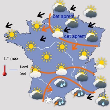 Frais et assez stable avant la pluie à partir de mardi - mercredi