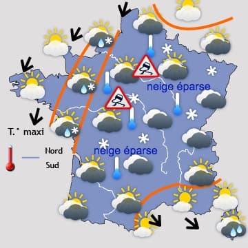 Avant le retour de la neige par l'Ouest pour vendredi