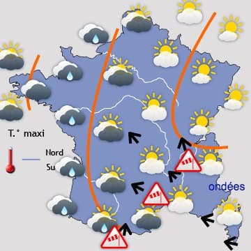 Printanier dans le Nord et l'Est 